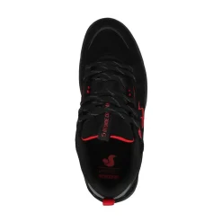Mens DVS Slot Skate Shoe - Black / Red