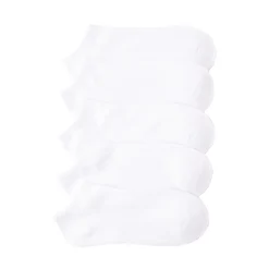 Mens Footie Socks 5 Pack - White