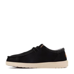 Mens HEYDUDE Paul Slip-On Casual Shoe - Black