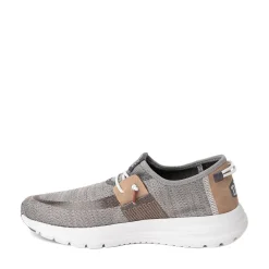 Mens HEYDUDE Sirocco Slip-On Casual Shoe - Grey
