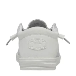 Mens HEYDUDE Wally Funk Casual Shoe - Ghosted Grey Monochrome