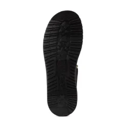 Mens HEYDUDE Wally Glow Skeleton Feet Slip-On Casual Shoe - Black