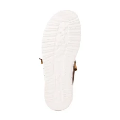 Mens HEYDUDE Wally Hemp Slip-On Casual Shoe - Chocolate