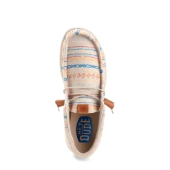 Mens HEYDUDE Wally Serape Casual Shoe - Beach Horizon