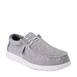 Mens HEYDUDE Wally Sport Casual Shoe - Grey