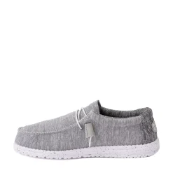 Mens HEYDUDE Wally Sport Casual Shoe - Grey