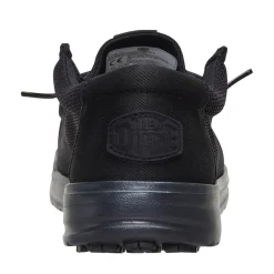 Mens HEYDUDE Wally Work CE Casual Shoe - Black