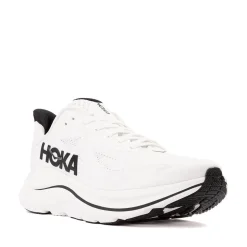 Mens HOKA Clifton 10 Athletic Shoe - White / Black