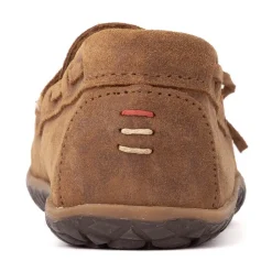 Mens Minnetonka Tie Tread Moccasin - Brown