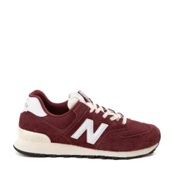 Mens New Balance 574 Athletic Shoe - Crimson / White / Angora