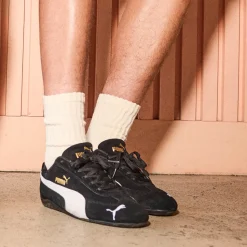 Mens PUMA Speedcat OG Athletic Shoe - Black / White
