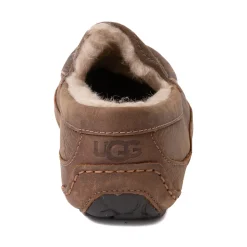Mens UGG® Ascot Matte Leather Slipper - Tan