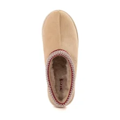 Mens UGG® Tasman II Slipper - Driftwood / Biking Red