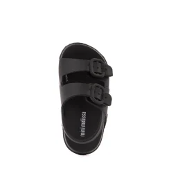 Mini Melissa Cozy Sandal - Toddler / Little Kid - Black