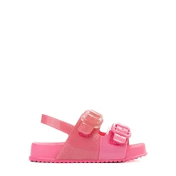Mini Melissa Cozy Sandal - Toddler / Little Kid - Pink Glitter
