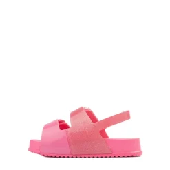 Mini Melissa Cozy Sandal - Toddler / Little Kid - Pink Glitter