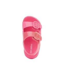 Mini Melissa Cozy Sandal - Toddler / Little Kid - Pink Glitter