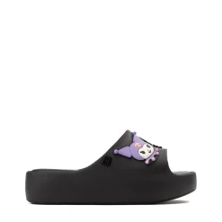 Mini Melissa + Hello Kitty® & Friends Free Platform Slide Sandal - Little Kid / Big Kid - Black