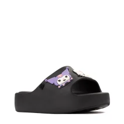 Mini Melissa + Hello Kitty® & Friends Free Platform Slide Sandal - Little Kid / Big Kid - Black