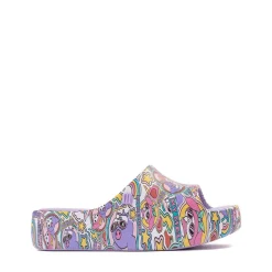Mini Melissa + Hello Kitty® & Friends Free Platform Slide Sandal - Little Kid / Big Kid - Lilac