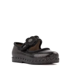 Mini Melissa Hip Ballerina Casual Shoe - Toddler / Little Kid - Black