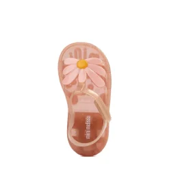 Mini Melissa Hip Bloomy Sandal - Toddler / Little Kid - Pearly Brown