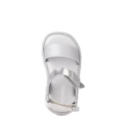 Mini Melissa Kick Off Sandal - Toddler / Little Kid - Silver