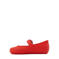 Mini Melissa Soft Ballerina Flat - Toddler / Little Kid - Red