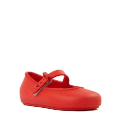 Mini Melissa Soft Ballerina Flat - Toddler / Little Kid - Red