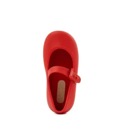 Mini Melissa Soft Ballerina Flat - Toddler / Little Kid - Red
