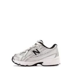New Balance 740 Athletic Shoe - Baby / Toddler - Silver Metallic / Black
