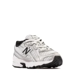 New Balance 740 Athletic Shoe - Baby / Toddler - Silver Metallic / Black