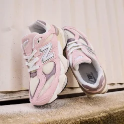 New Balance 9060 Athletic Shoe - Big Kid - Rose Sugar / Ice Wine