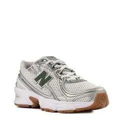 New Balance 740 Athletic Shoe - Big Kid - Silver Metallic / Alpine Green