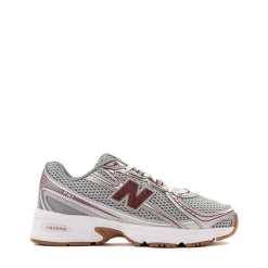 New Balance 740 Athletic Shoe - Big Kid - Silver Metallic / Burgundy