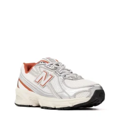 New Balance 740 Athletic Shoe - Big Kid - Silver Metallic / Cinnamon