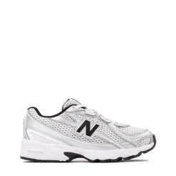 New Balance 740 Athletic Shoe - Big Kid - White / Silver Metallic / Black