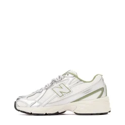 New Balance 740 Athletic Shoe - Big Kid - White / Silver Metallic / Oregano