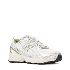 New Balance 740 Athletic Shoe - Big Kid - White / Silver Metallic / Oregano
