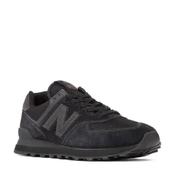 New Balance 574 Athletic Shoe - Black Monochrome