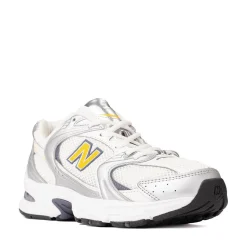 New Balance 530 Athletic Shoe - Grey / Off White / Yellow