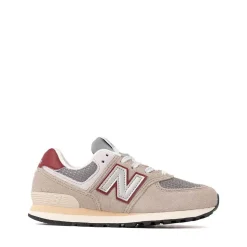 New Balance 574 Athletic Shoe - Little Kid - Arid Stone / Burgundy
