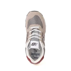 New Balance 574 Athletic Shoe - Little Kid - Arid Stone / Burgundy