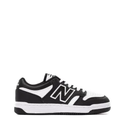 New Balance 480 Athletic Shoe - Little Kid - Black and White