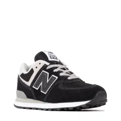 New Balance 574 Athletic Shoe - Little Kid - Black / White