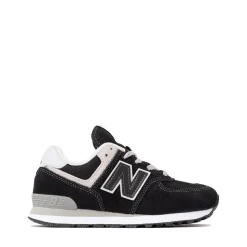 New Balance 574 Athletic Shoe - Little Kid - Black / White