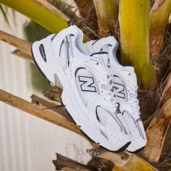 New Balance 530 Athletic Shoe - Little Kid - White / Natural Indigo