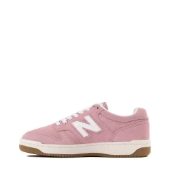 New Balance 480 Athletic Shoe - Little Kid - White / Pink Taffy