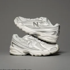 New Balance 740 Athletic Shoe - Little Kid - White / Silver Metallic