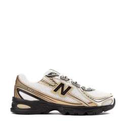 New Balance 740 Athletic Shoe - White / Gold / Black